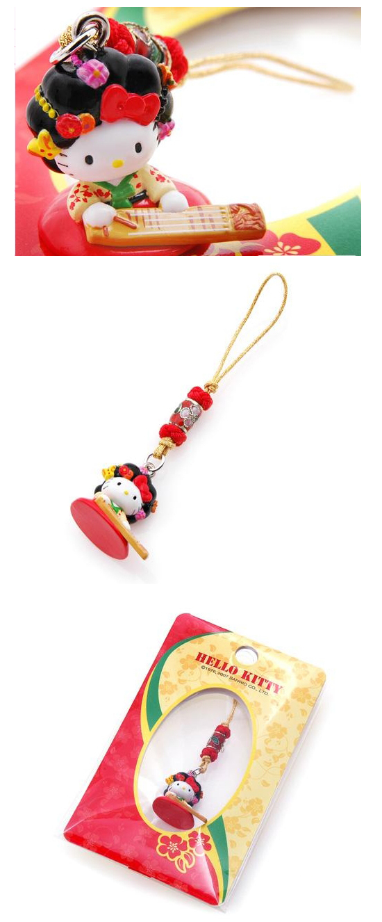 韓国限定 ハローキティ 伝統ストラップ（妓生-キセン） 韓国情報広場