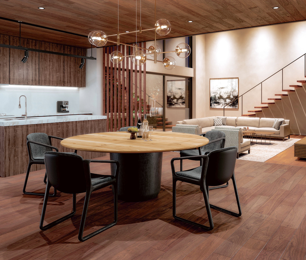 カンディハウス ONE LUX ラウンドテーブル｜カンディハウス