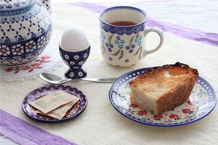 平皿φ10cm・ポーリッシュポタリー(ポーランド食器)