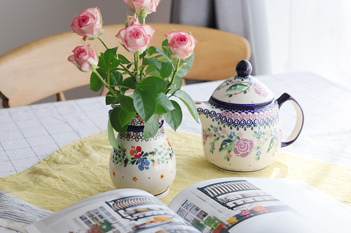 花瓶・ポーリッシュポタリー(ポーランド食器)