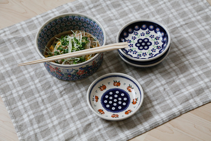 銘々皿・ポーリッシュポタリー(ポーランド食器)