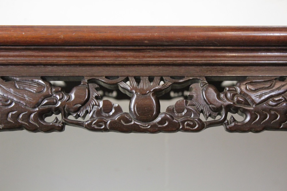 ヴィンテージ 花梨 座卓改造 ダイニングテーブル | キヤアンティークス