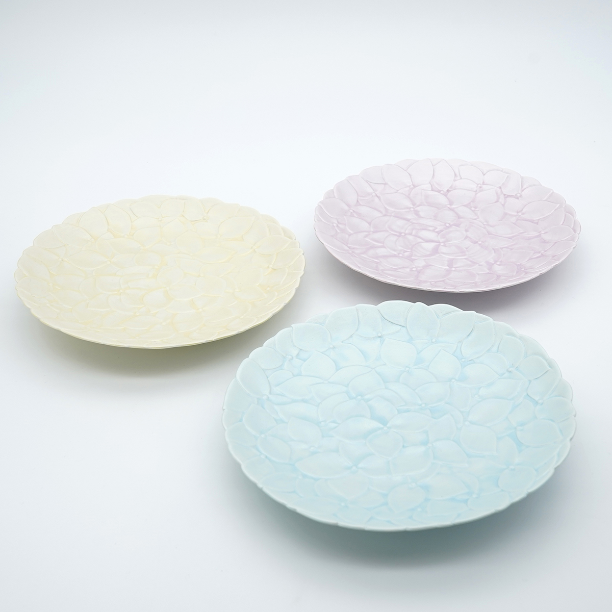 mint. あじさい彫りプレートM【金照堂オリジナル】