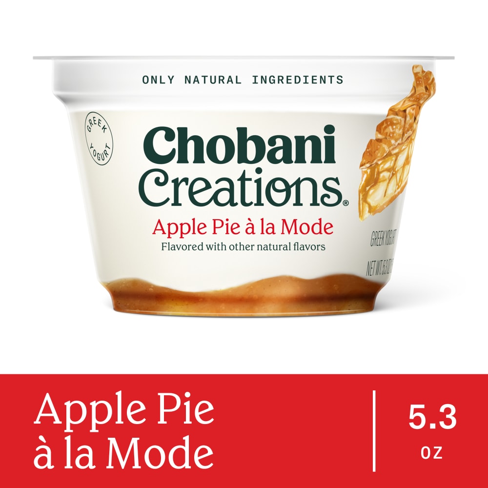 Chobani Creations Greek Apple Pie a La Mode Yogurt Cup, 5.3 oz