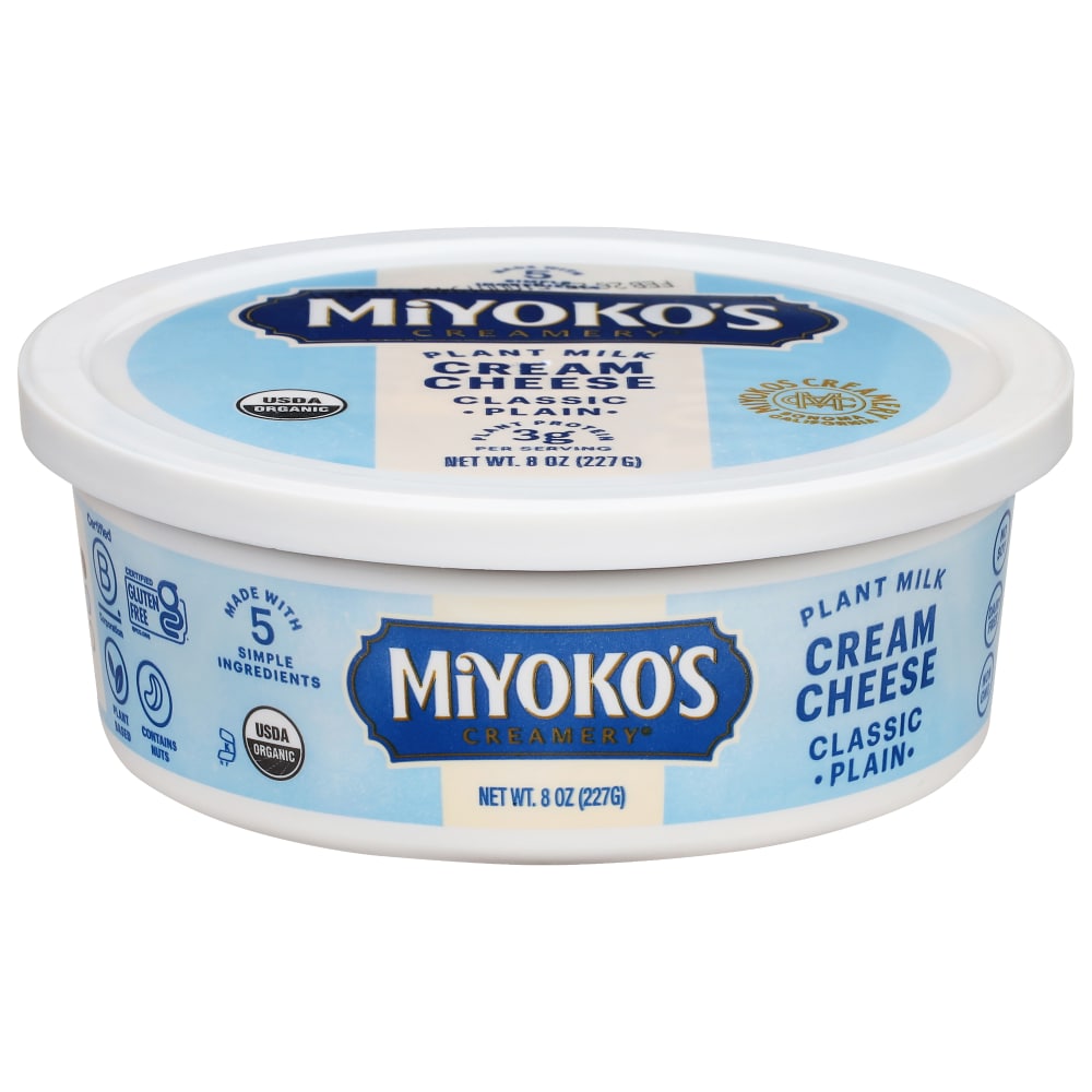 Miyoko's Creamery Classic Plain Plant Milk Cream Cheese, 8 oz - Kroger