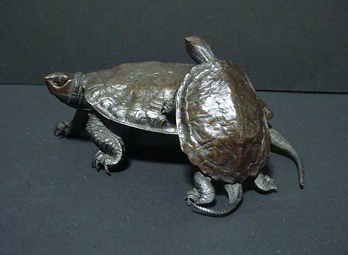 野上龍起 亀 置物 | 【骨董品買取】日本全国対応・老舗骨董店の古美術