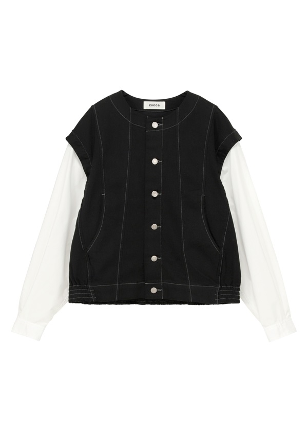 ZUCCa / (O) デニムドッキング / ジャケット(M black(26)): SALE| A