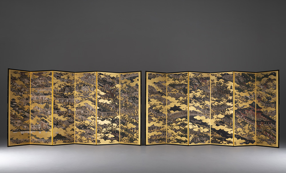 凸版印刷、金箔屏風の高品位複製技術を開発 | 凸版印刷