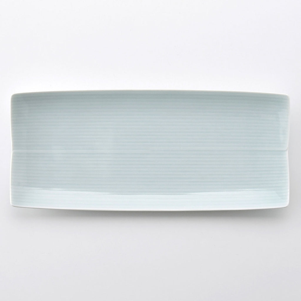 長方皿 長角盛付皿 青白釉 | 白山陶器直営オンラインストア