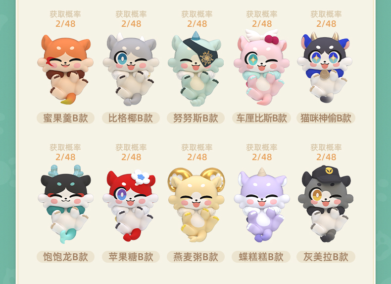 崩壊：スターレイル キメラ ミニフィギュアVol.1 ランダム4点セット