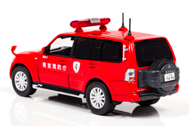 1/43 三菱 パジェロ 2010 東京消防庁査察広報車両 株式会社 ヒコセブン