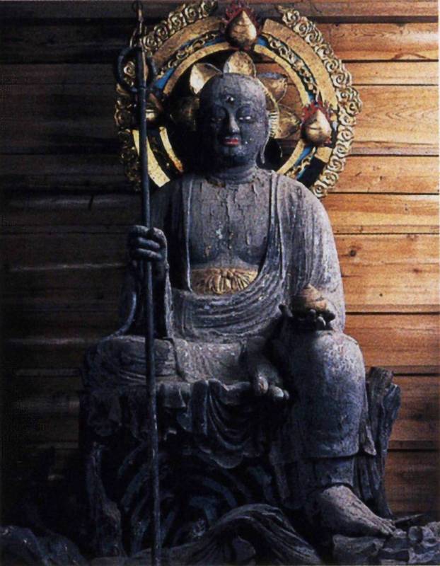 県指定有形文化財 木造地蔵菩薩半跏像附二天立像（伝多聞天立像・伝