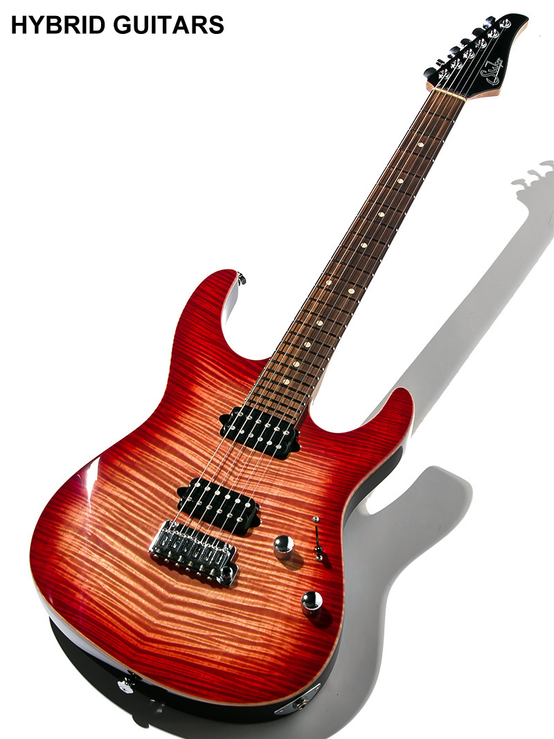 Suhr Japan Limited Modern Pro Faded Trans Wine Red Burst 2017 中古