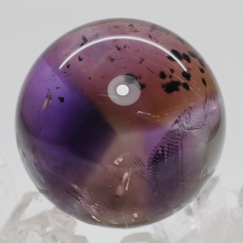 トップクォリティ]ロマネサイトインアメジストブレスレット（約14mm玉