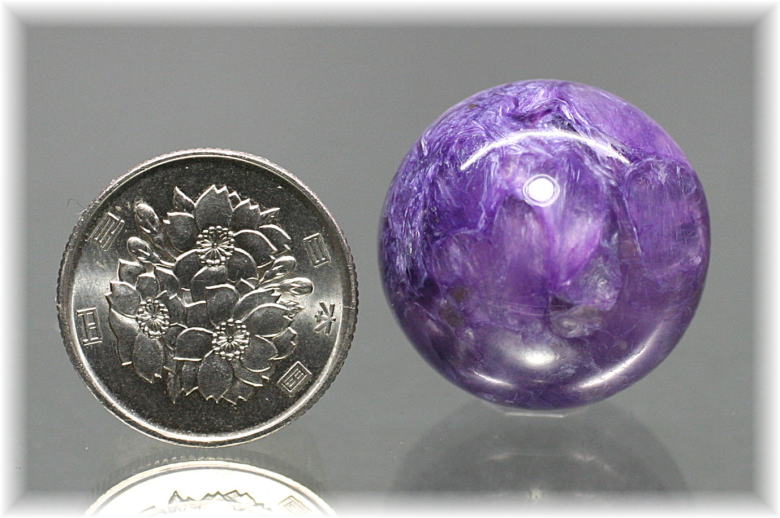 ロシア産]チャロアイト丸玉/スフィア - 埼玉県吉川市の天然石専門店