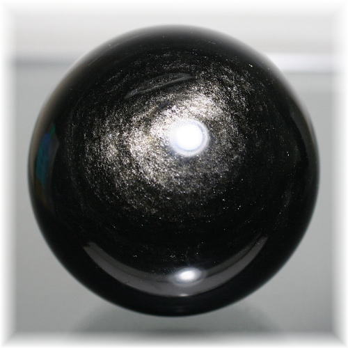 メキシコ産]ゴールデンオブシディアン丸玉/黒曜石スフィア - 埼玉県