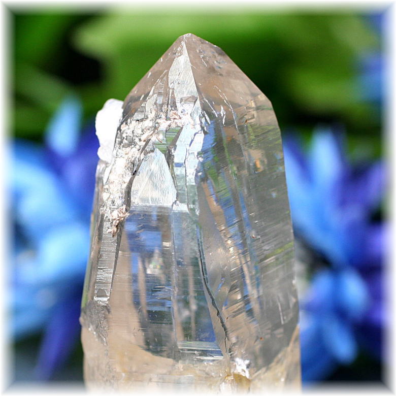 ガネッシュヒマール産]ヒマラヤ水晶原石ナチュラルポイント/レコード