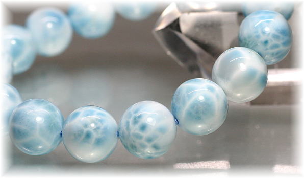 ラリマーブレスレット（約12mm玉） - 埼玉県吉川市の天然石専門店