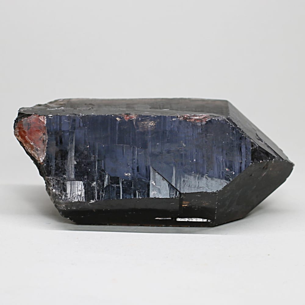 高品質]ブラジル産モリオン原石/天然黒水晶（手のひらサイズ339g