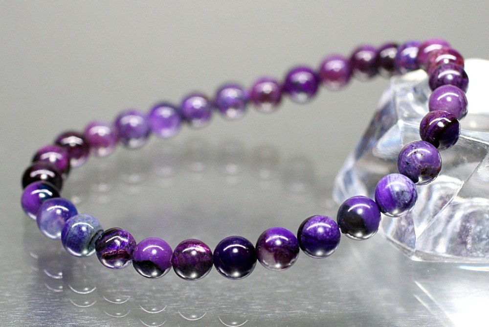 スギライトブレスレット（約6mm玉） - 埼玉県吉川市の天然石専門店