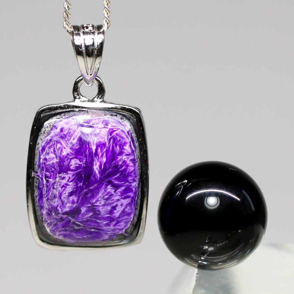 高品質] スギライトペンダントトップ（シルバー925） - 埼玉県吉川市の