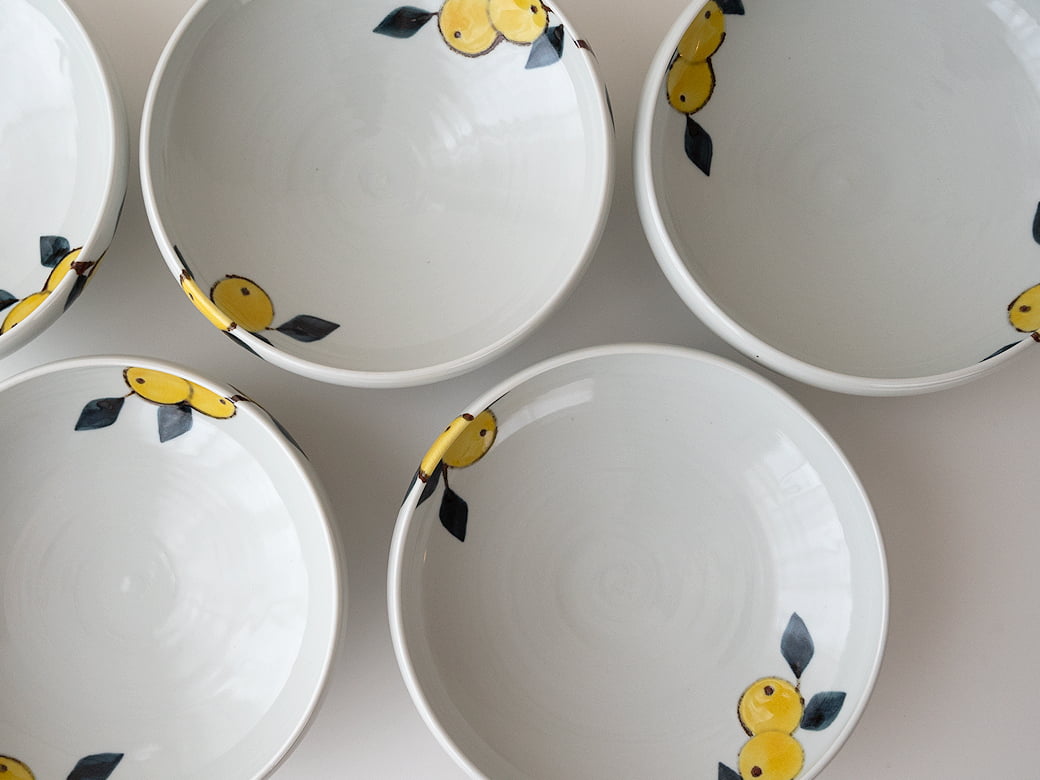 徳永遊心 色絵みかん／7寸鉢 | 徳永遊心窯／うつわ作家 | ハウスグラム