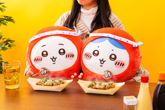 テーブルにちいかわ、ハチワレを座らせたい！「ちいかわ たこイカくじ