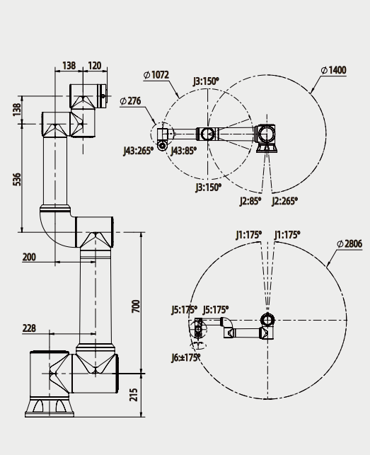 FR5 6軸 FAIRINO協働ロボット FRシリーズ - iCOM技研ブログ