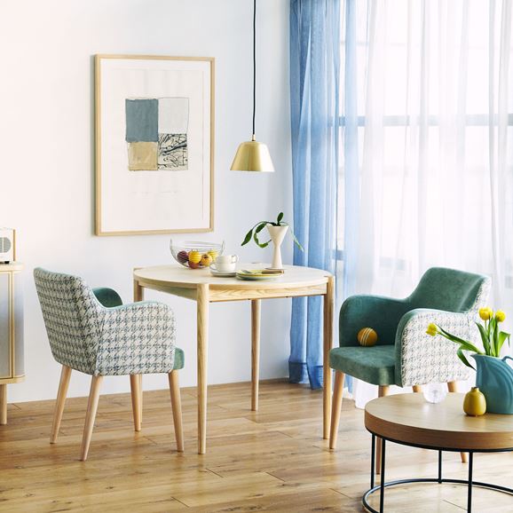 NOVA DINING TABLE ROUND 900 Natural×Natural｜ダイニングテーブル