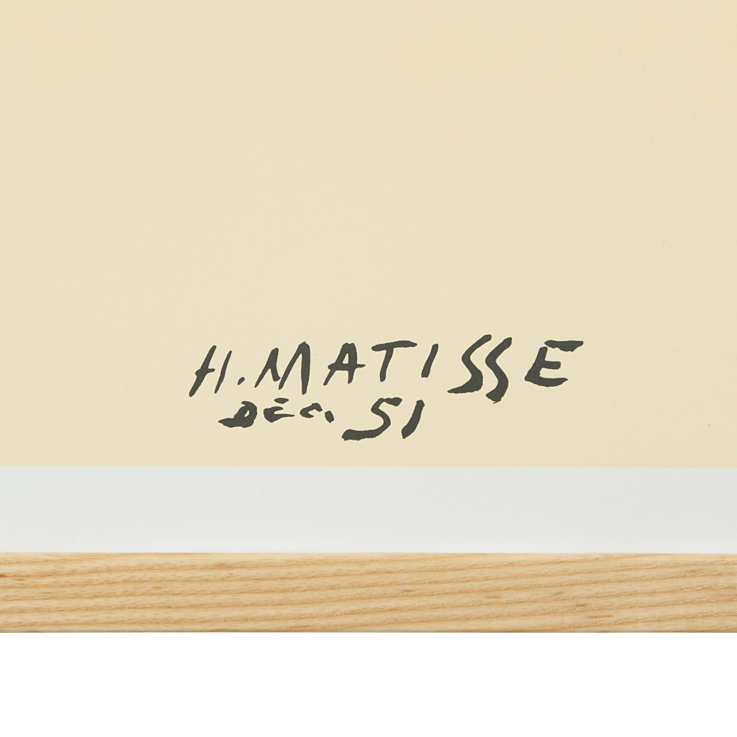 定番品】アンリ・マティス 「低木」ナチュラルフレーム｜ポスター