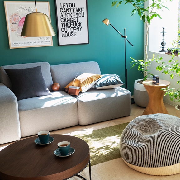 PUUF Cover White×Black MIX｜1人掛け｜IDEE SHOP Online