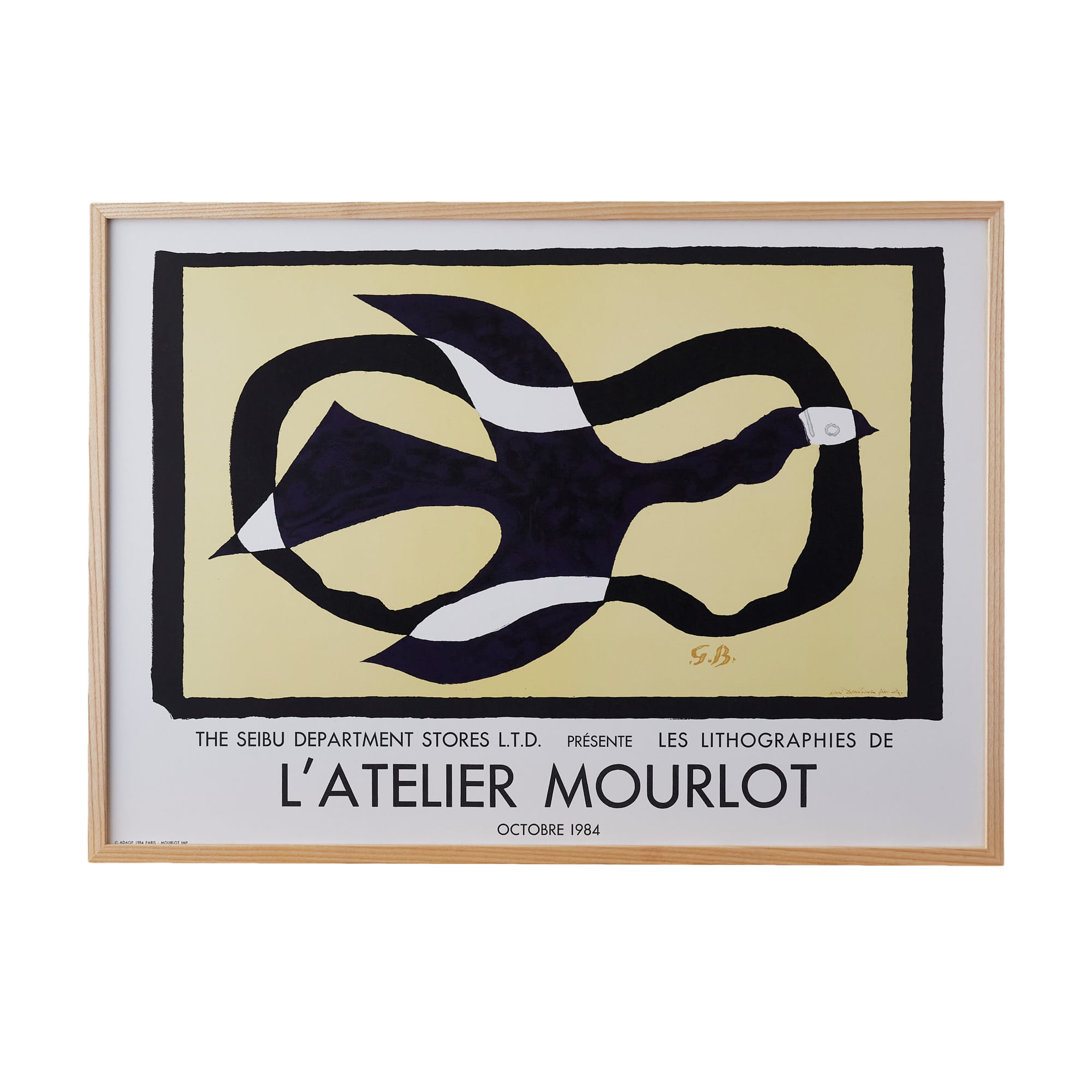 ☆【在庫限り】【定番品】ジョルジュ・ブラック 「oiseaux」｜これまで