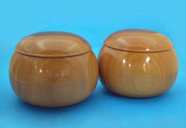 手作木製碁笥 欅(けやき)極上大33号 （送料無料対象商品） 碁盤、碁石