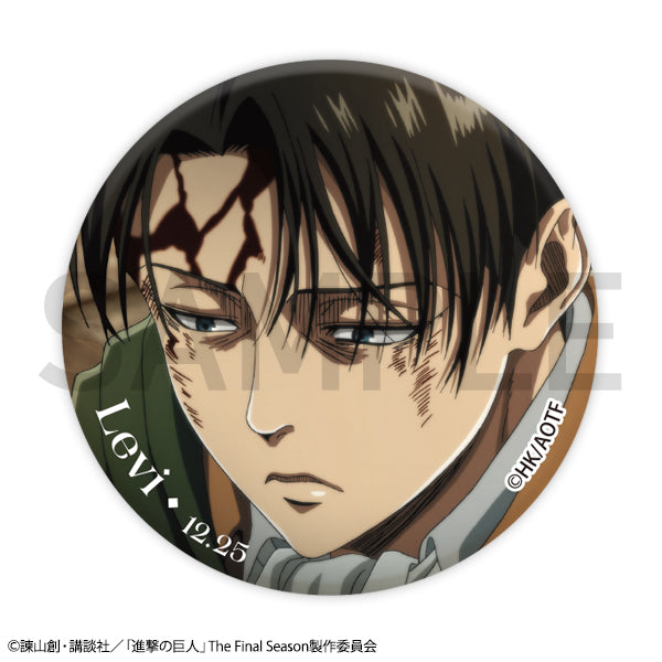 進撃の巨人 Re:lightingリヴァイBirthday トレーディング缶バッジ全8種