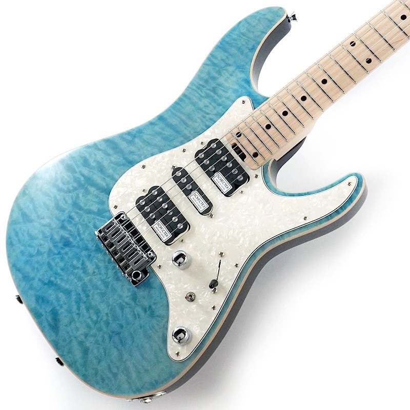 SCHECTER SD-2-24-AL-VTR (Aqua Blue/Maple) ｜イケベ楽器店オンライン