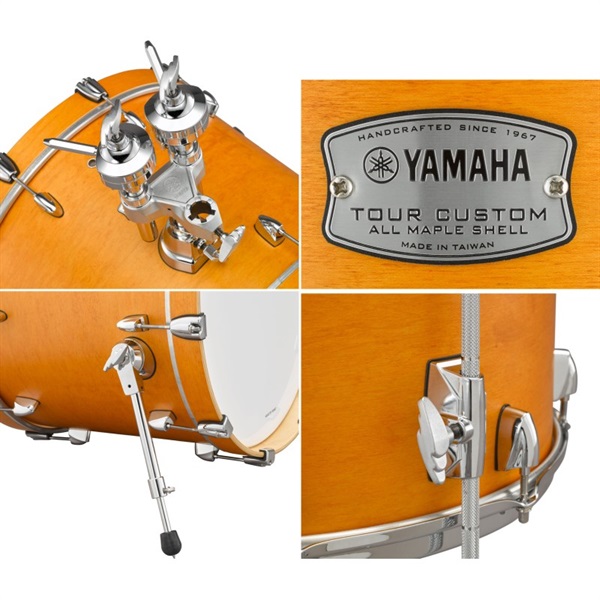 YAMAHA TMP2F4CHS [Tour Custom/All Maple Shell Drum Kit/BD22，FT16