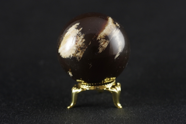 特大！水晶丸玉 18cm（ルチル・レインボー入り） 天然石販売 名取