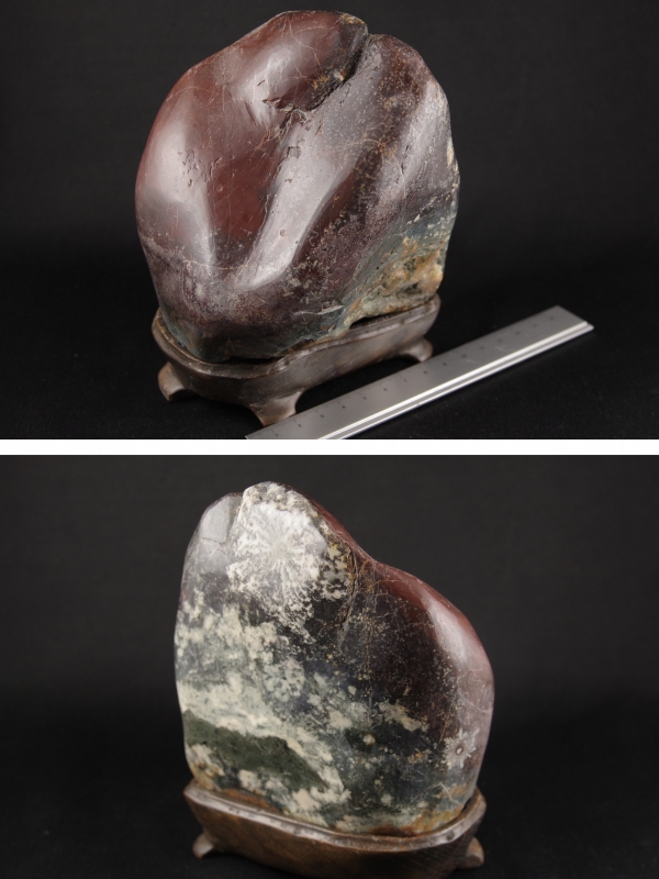 岐阜県根尾谷産菊花石 置石 1．5kg 天然石販売 名取貴石 天然石