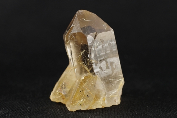 ルチルクォーツ原石磨き255g 天然石販売 名取貴石 天然石原石鉱物