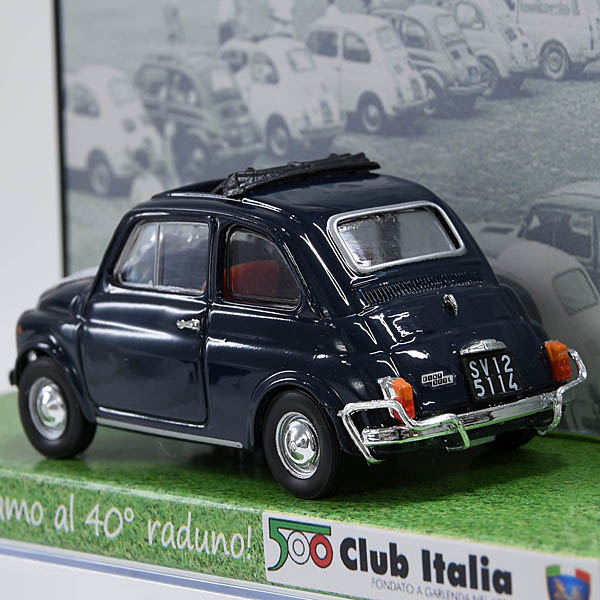 1/43 FIAT 500ミニチュアモデル-FIAT 500 CLUB ITALIA 40th