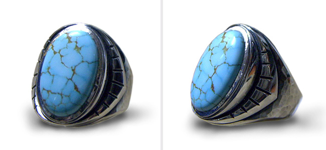 オーダーメイド017-ナンバーエイトターコイズリング