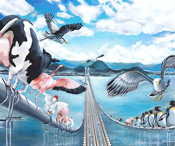 橋のみえる丘ギャラリー(淡路SA上り) | SA・PA | JB本四高速