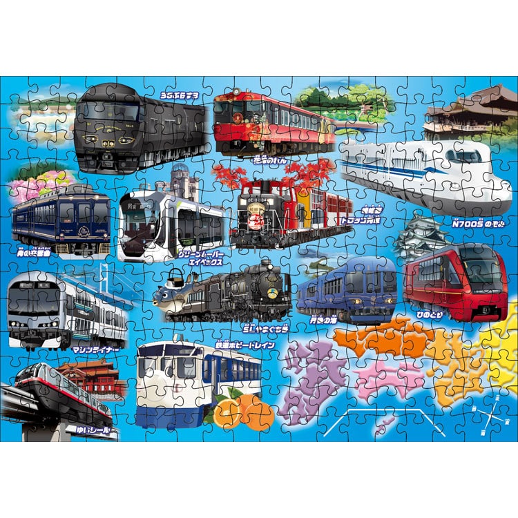 列車の旅 メロス号 春を行く(津軽鉄道) 500ピース ジグソーパズル 列車の旅