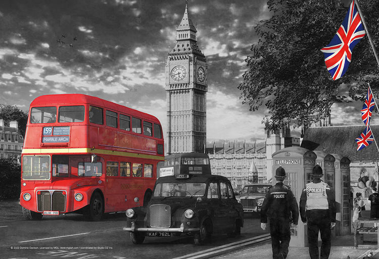 YAM-13-12 ドミニク・デイヴィソン ロンドンのシンボル 1000ピース