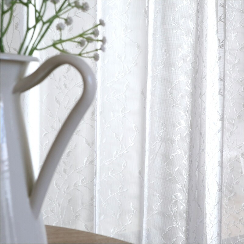 ミラー・UVカット・遮熱】レイア レースカーテン JD-68023 ホワイト