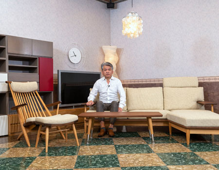 カッコイイ和モダンLDセット 柏木工：CIVIL(シビル)シビルソファ