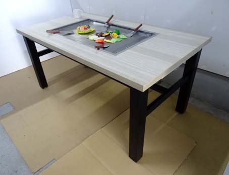 お好み焼きテーブル