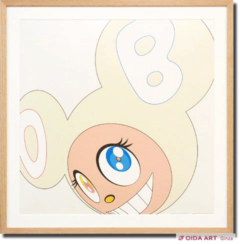 村上隆 WHITE DOB | 絵画など美術品の販売と買取 | 東京・銀座 おいだ美術