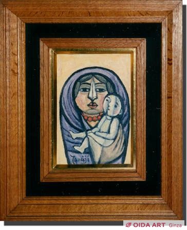 北川民次 聖母子 | 絵画など美術品の販売と買取 | 東京・銀座 おいだ美術