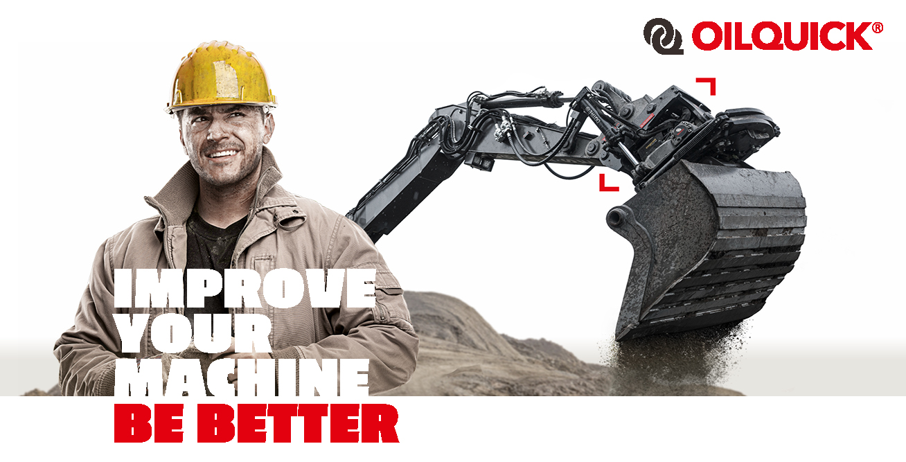OilQuick OQTR-E automatically increase your flexibility and efficiency
